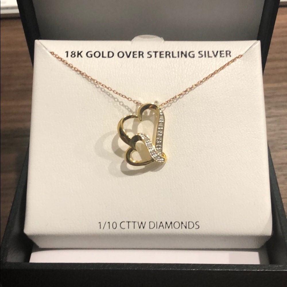 Double Heart Necklace